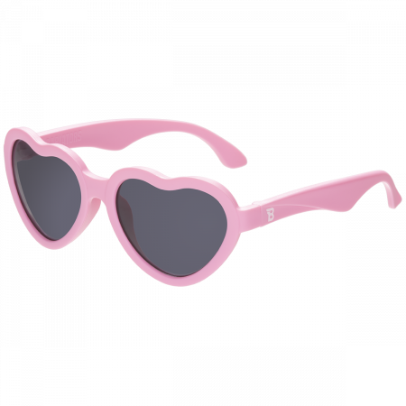 BRANDURI - Babiators, Ochelari de soare pentru copii ultraflexibili, Classic Hearts: Bubblegum | Lentile fumurii