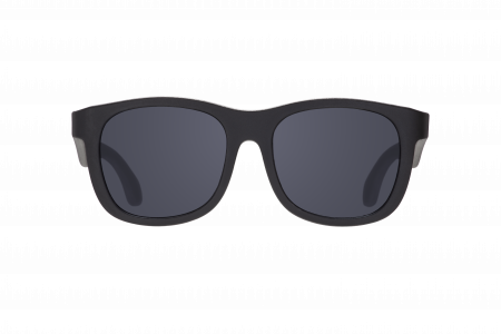 BABIATORS - Babiators, Ochelari de soare pentru copii ultraflexibili, Classic Navigator: Jet Black | Lentile fumurii