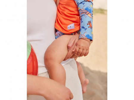 Bluza de plaja cu maneci, Bambino Mio, 0-6 luni, Wave Patrol [1]
