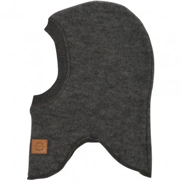 LICHIDARE STOC - Cagula fleece Mikk Line, din lana merinos, Anthracite, 62/68