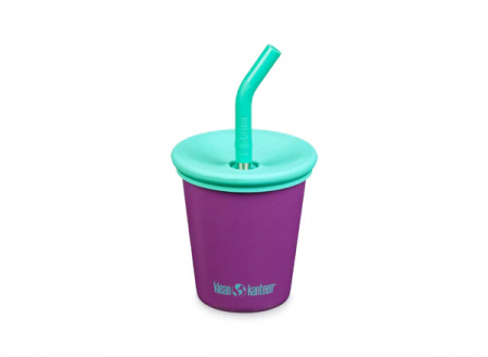 Diversificare si Ingrijire Bebe - Cana cu pai, Klean Kanteen, Kid Cup, 296ml, Sparkling Grape
