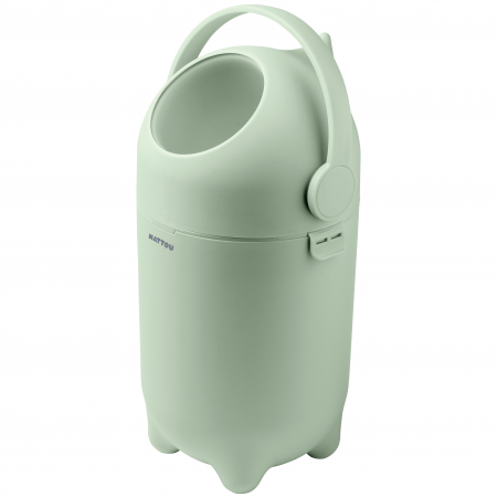 Cosuri pentru scutece - Coș pentru scutece Nattou Dropy, verde, 27 cm