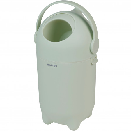 Coș pentru scutece Nattou Dropy, alb, 27 cm [3]