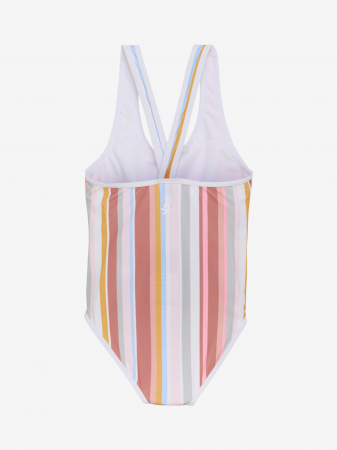Costum de baie cu fundita, Color Kids, Marimea 104, Dusty Cedar [1]