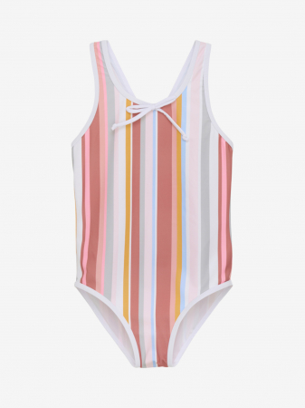 LICHIDARE STOC - Costum de baie cu fundita, Color Kids, Marimea 116, Dusty Cedar