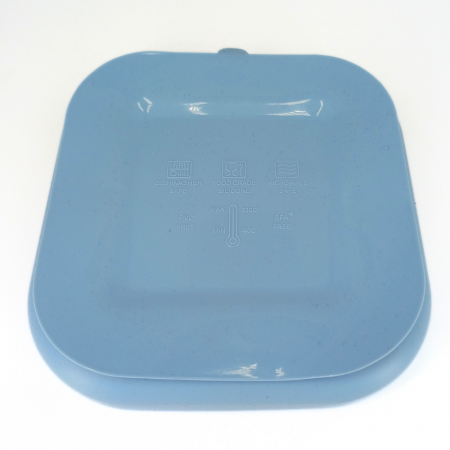 Farfurie patrata din silicon compartimentata, Coccorito, Blue [1]