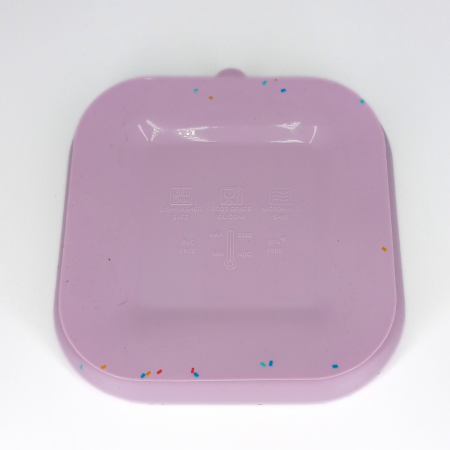 Farfurie patrata din silicon compartimentata, Coccorito, Lila [1]