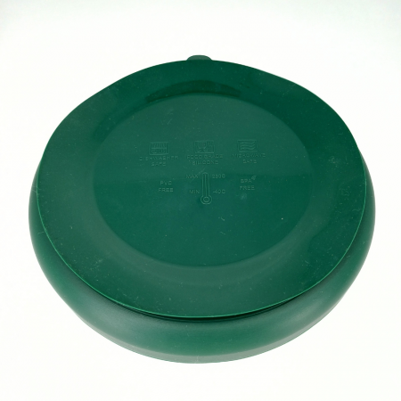 Farfurie rotunda din silicon compartimentata, Coccorito, Dark Green [1]