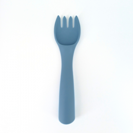 Vesela din silicon - Furculita din silicon, Coccorito, Blue