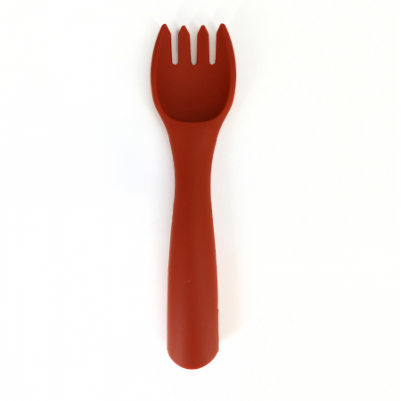 Vesela din silicon - Furculita din silicon, Coccorito, Red