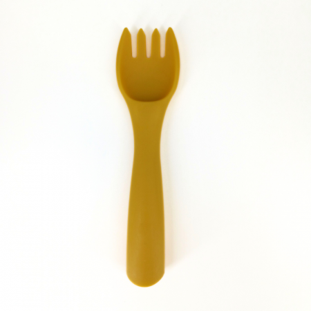 Vesela din silicon - Furculita din silicon, Coccorito, Yellow