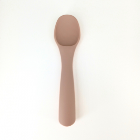 Vesela din silicon - Lingurita din silicon, Coccorito, Soft Pink