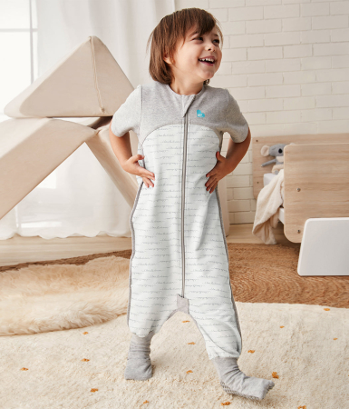 Love to Dream, sac de dormit cu picioruse si maneca scurta, 1 TOG, 3 Ani, Weiss [1]