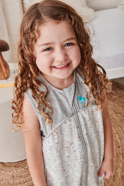 Love to Dream, sac de dormit cu picioruse si maneca scurta, 2 TOG, 13 ani, Grey [3]