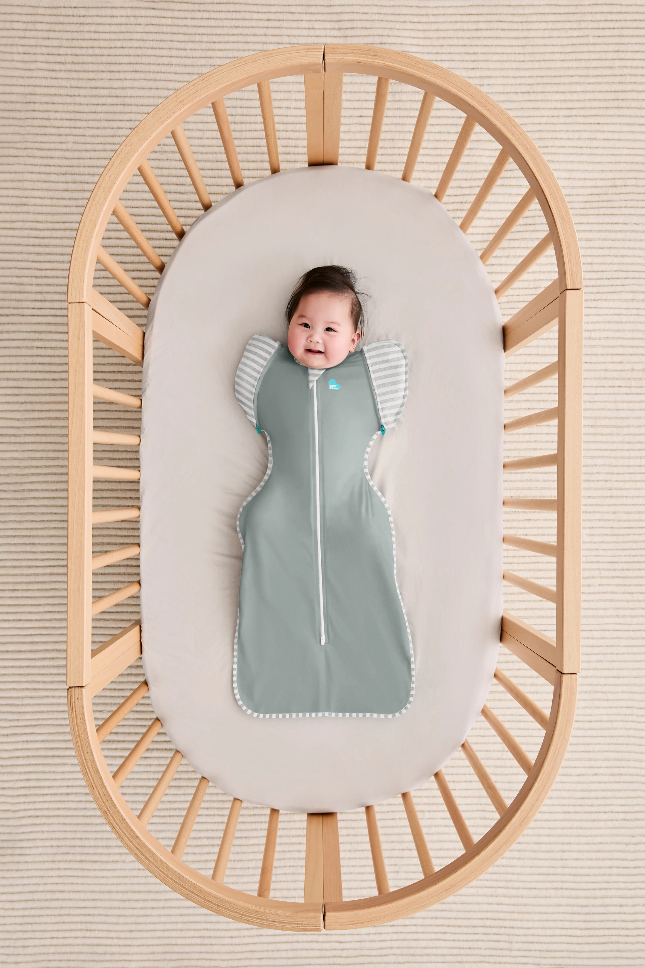 Love to Dream sac de dormit de tranzitie pentru infasat si rostogolit Swaddle Up, M, 6-8.5kg, 1 TOG [2]