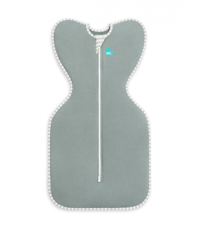 LOVE TO DREAM - Love to Dream sac de dormit pentru infasat Swaddle Up, Deep Olive, M, 6-8.5kg,  1 TOG