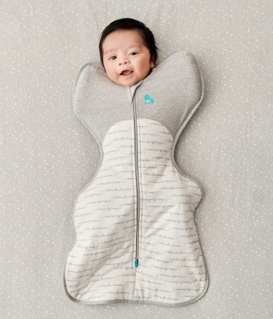 Love to Dream sac de dormit pentru infasat Swaddle Up, alb - gri, M, 6-8.5kg, 2.5 TOG [3]