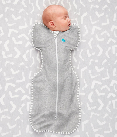Love to Dream sac de dormit pentru infasat Swaddle Up, gri, S, 3.5-6kg,  1 TOG [1]