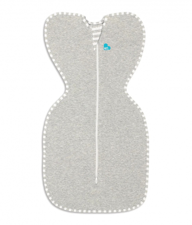 Camera copilului - Love to Dream sac de dormit pentru infasat Swaddle Up, gri, Nou-nascut, 2,2-3,8kg, 1 TOG