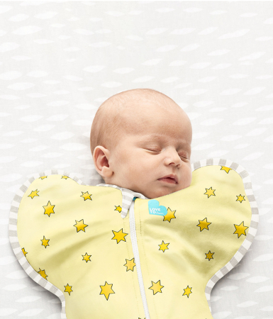 Love to Dream sac de dormit pentru infasat Swaddle Up,Lite Yellow, 2-3.8 kg, NB, 0,2 TOG [2]