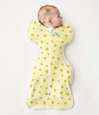 Love to Dream sac de dormit pentru infasat Swaddle Up,Lite Yellow, 2-3.8 kg, NB, 0,2 TOG [1]