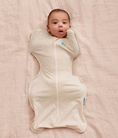 Love to Dream sac de dormit pentru infasat Swaddle Up, gri, S, 3.5-6kg,  1 TOG [37]