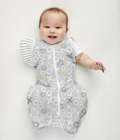 Camera copilului - Love to Dream, sac de dormit pentru tranzitie din bambus,  6-8.5kg,  0.2 TOG, Bamboo kisses white