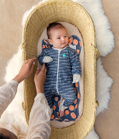 LOVE TO DREAM - Love to Dream, Salopeta din bumbac cu fermoar, 6-12 luni, Denim
