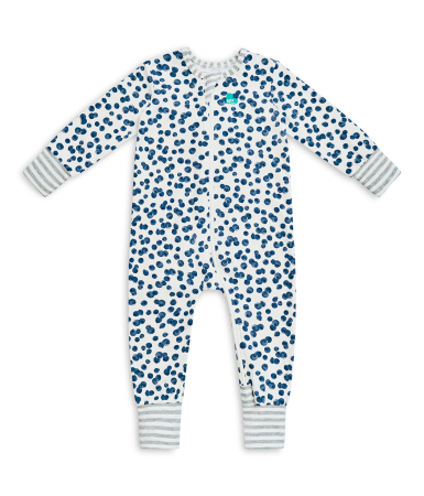 Love to Dream, Salopeta din bumbac cu fermoar, nou-născut, Denim [2]