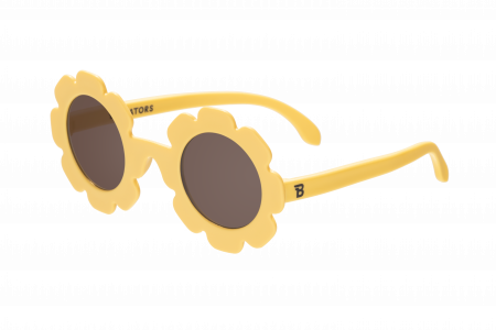 Accesorii, Ochelari, Ceasuri, ETUI, Portofel, Gentute - Ochelari de soare copii, ultraflexibili,  Babiators, Sweet Sunflower, lentile amber, 0-2 ani