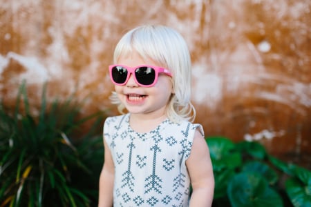 Ochelari de soare copii, ultraflexibili,  Babiators, Think Pink, lentile fumurii, 3-5 ani [4]