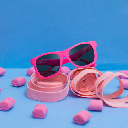 Ochelari de soare copii, ultraflexibili,  Babiators, Think Pink, lentile fumurii, 3-5 ani [5]