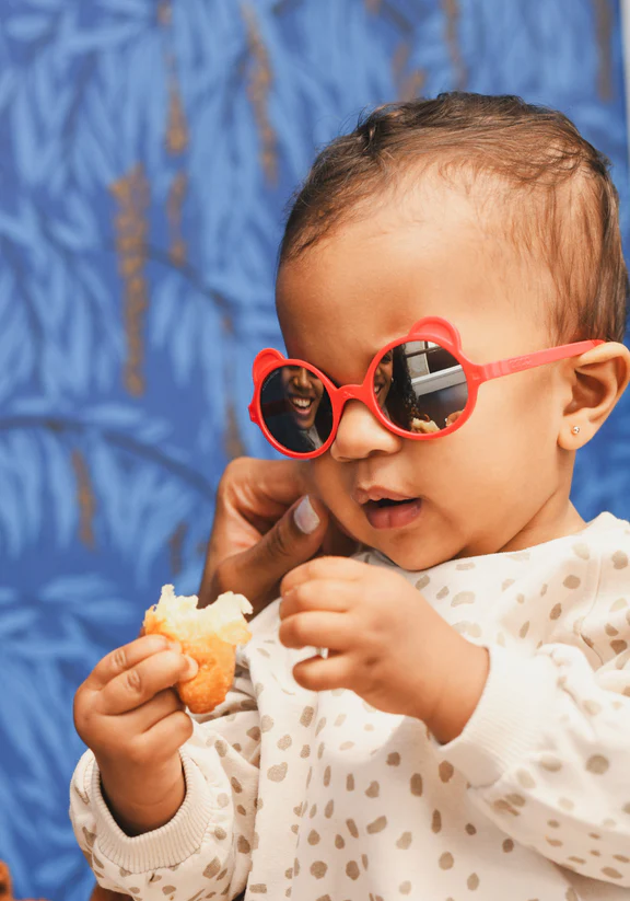 Ochelari de soare pentru copii, Ourson, KiEtLa, 0-1 ani, Red Elysee [2]