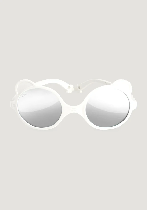LICHIDARE STOC - Ochelari de soare pentru copii, Ourson, KiEtLa, 1-2 ani,White Elysee