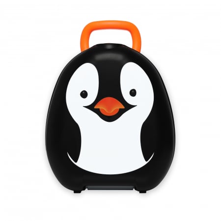 Olite si reductoare WC - Olita portabila cu capac si maner My Carry Potty, Pinguin