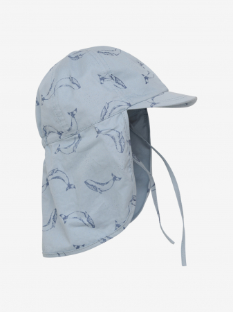 LICHIDARE STOC - Palarie de vara cu snur, En Fant, 6-12 luni, Dusty Blue