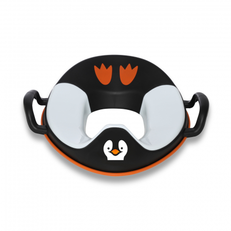 Camera copilului - Reductor cu manere pentru toaleta, My Trainer Seat, Pinguin