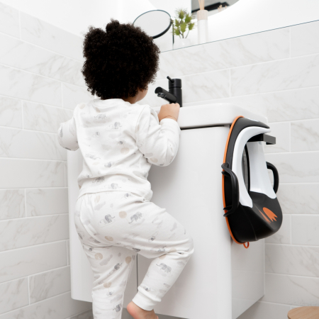 Reductor cu manere pentru toaleta, My Trainer Seat, Pinguin [2]