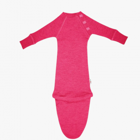 LICHIDARE STOC - Sac de dormit din lana merinos Rib, ManyMonths, Charmer/ Explorer Plus, 62-80/86+cm, Pop Pink