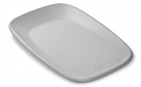 Olite si reductoare WC - Saltea impermeabila pentru schimbat scutece Nattou, Grey, 70 x 50 cm