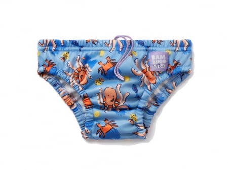 Olite si reductoare WC - Scutec pentru inot refolosibil, Bambino Mio, 2-3 ani, Bubbles
