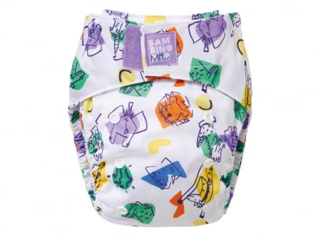 Olite si reductoare WC - Scutec textil refolosibil, Bambino Mio, Chatter