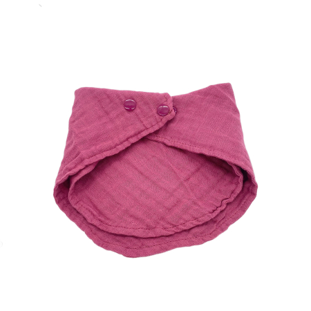 Set 2 buc, bavetica reglabila din muselina, Coccorito, Roz [1]