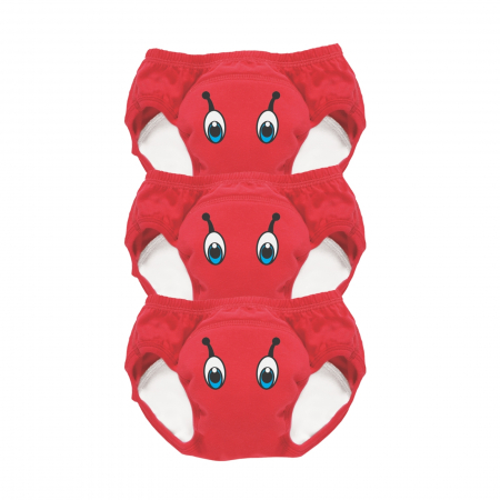 Diversificare si Ingrijire Bebe - Set de 3 chilotei de antrenament la olita My Little Training Pants, 3-4 ani, Pisica