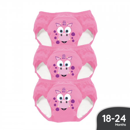 Set de 3 chilotei de antrenament la olita My Little Training Pants, 3-4 ani, Vulpe [16]