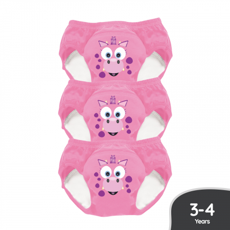 Set de 3 chilotei de antrenament la olita My Little Training Pants, 3-4 ani, Vulpe [15]