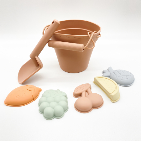 Jucării nisip, plajă și grădină - Set jucarii pentru plaja, Zuluff, Soft Pink