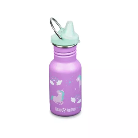 Klean Kanteen - Sticla din otel inoxidabil cu capac Sippy, Narrow, 355 ml, Klean Kanteen, Unicorn