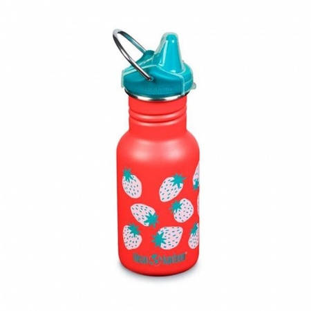KLEAN KANTEEN - Sticla din otel inoxidabil cu capac Sippy, Narrow, 355 ml, Klean Kanteen, Strawberry