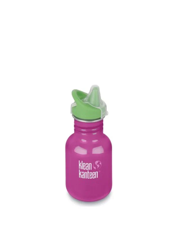 Diversificare si Ingrijire Bebe - Sticla din otel inoxidabil cu capac Sippy, Narrow, 355 ml, Klean Kanteen Clasic, Wild Orchid